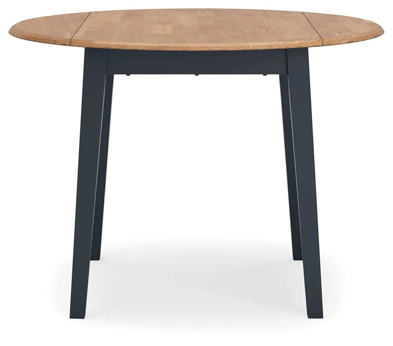 Gesthaven - Round Dining Room Drop Leaf Table Set by Unique Piece Furniture