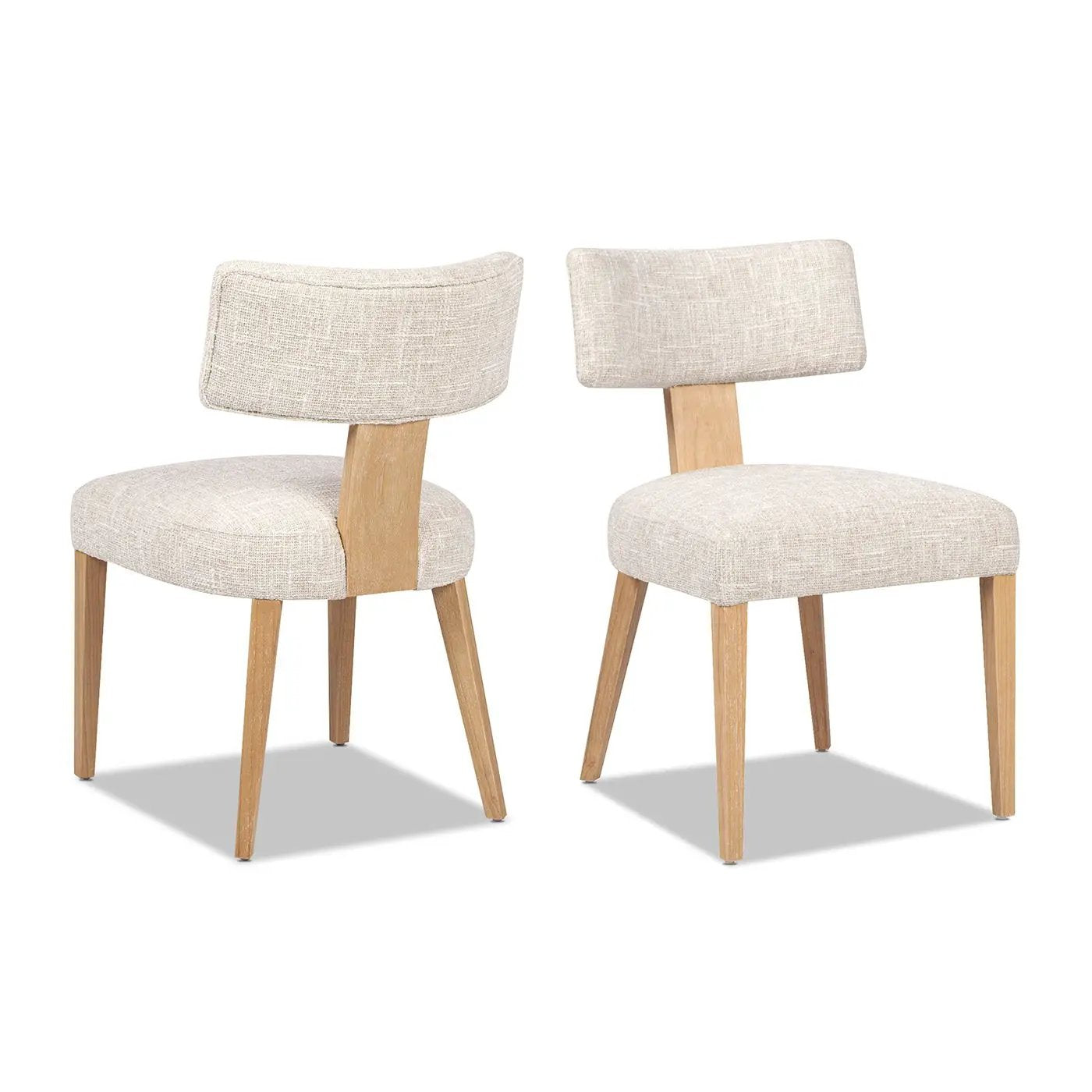 Louise - Split Back Upholstered Dining Side Chair (Set of 2) - Travertine Beige by Unique Piece Furniture