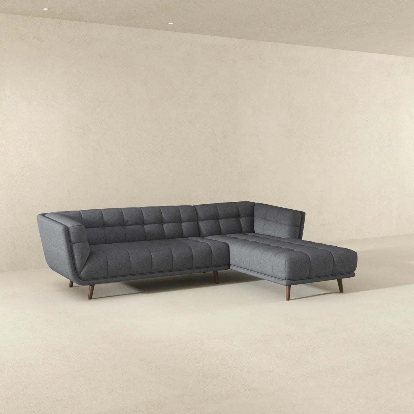 Addison - L Shape Sectional Sofa Tufted by Unique Piece Furniture