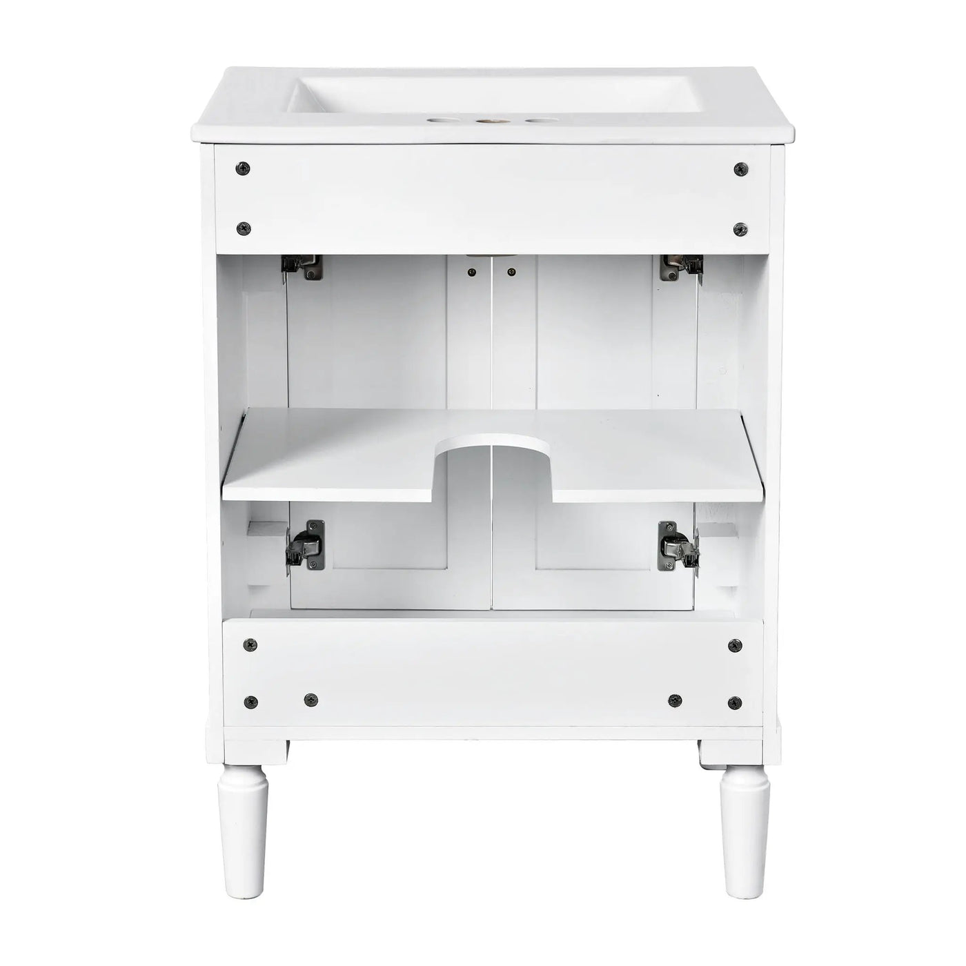 Bathroom Vanity With Top Sink, 2 Tier Storage Cabinet by HouseOfZazla
