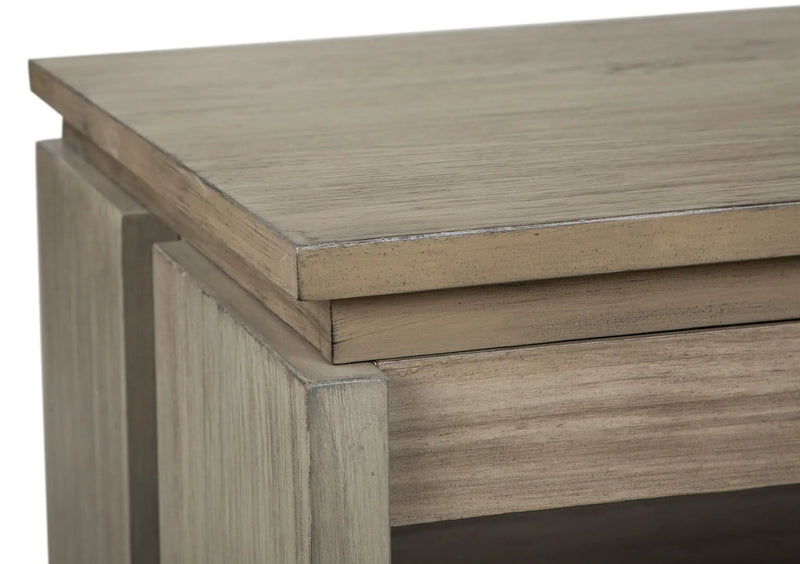 Conrad - Rectangular Lift Top Storage Cocktail Table With Casters - Stone Harbor Gray by Unique Piece Furniture