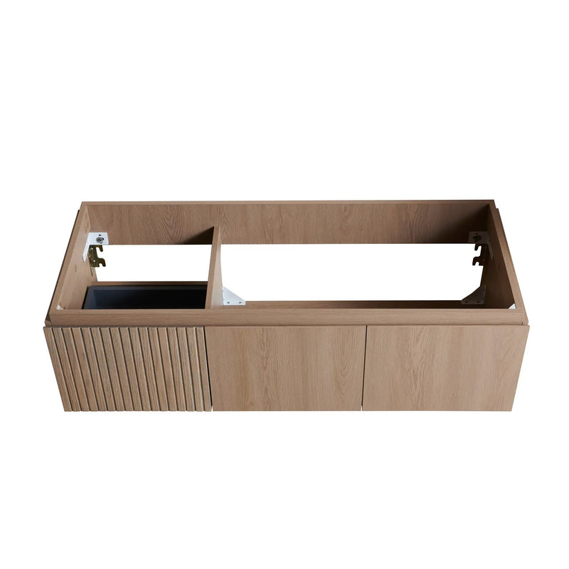 48" MURI Heidelberg Woodgrain Plywood Cabinet with Double Doors and One Drawer by HouseOfZazla