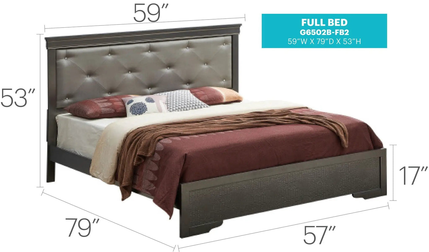Chic Elegantly Designed Transitional Bed by HouseOfZazla