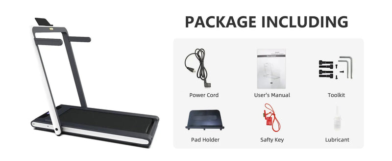 2 in 1 Under Desk Treadmill 2.5HP Folding Electric Machine by HouseOfZazla