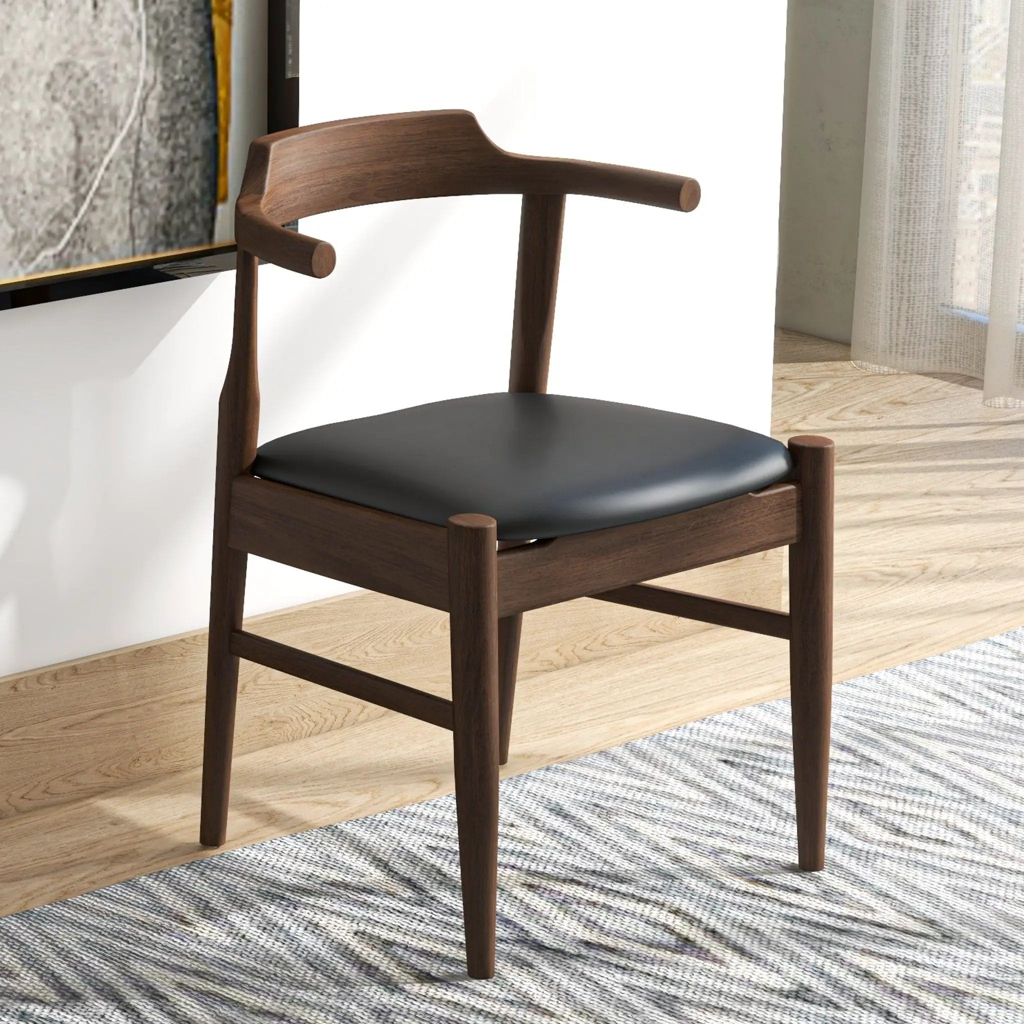 Leon - Mid-Century Modern Dining Chair (Set of 2) by HouseOfZazla