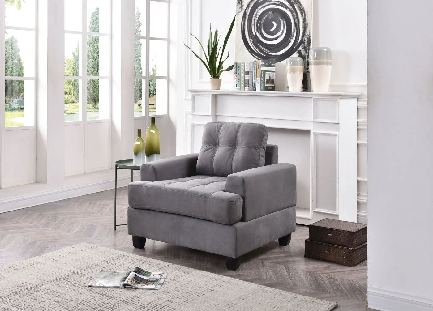 Transitional Design Armchair by HouseOfZazla