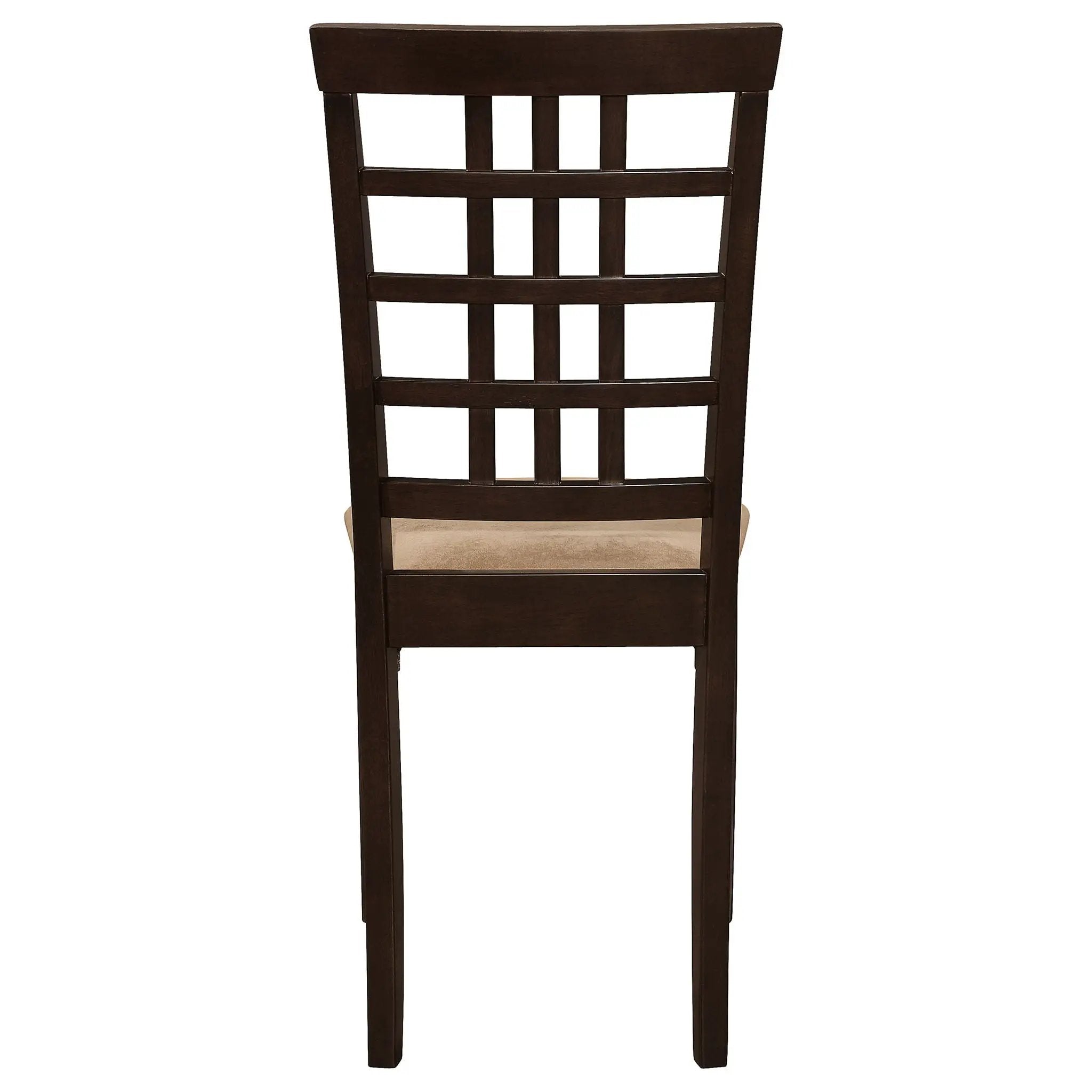 Vanetta - 3 Piece Dining Set With Drop Leaf Table And Chairs - Cappuccino by HouseOfZazla