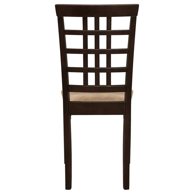 Vanetta - 3 Piece Dining Set With Drop Leaf Table And Chairs - Cappuccino by HouseOfZazla