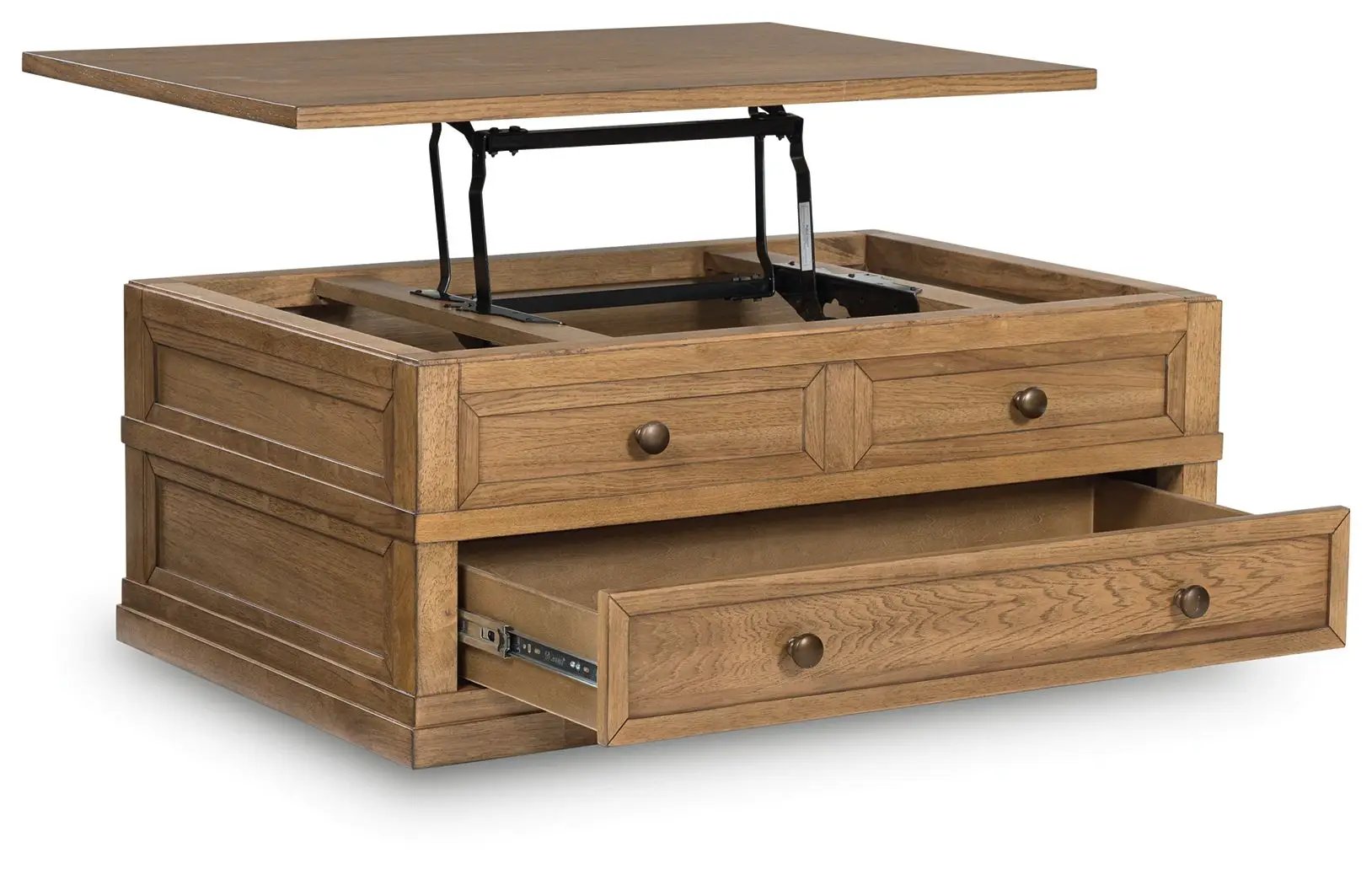 Sharlance - Lift Top Cocktail Table - Light Brown by Unique Piece Furniture