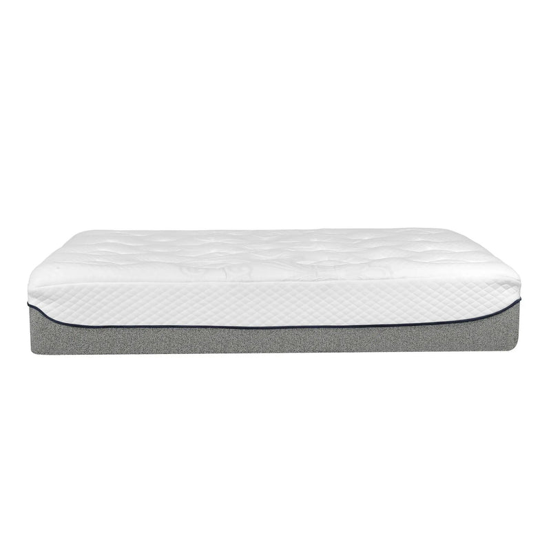 13" Ultra Plush Gel Memory Foam Mattress For Bed With Double Layered Jacquard Cover - Gray / White - King by HouseOfZazla