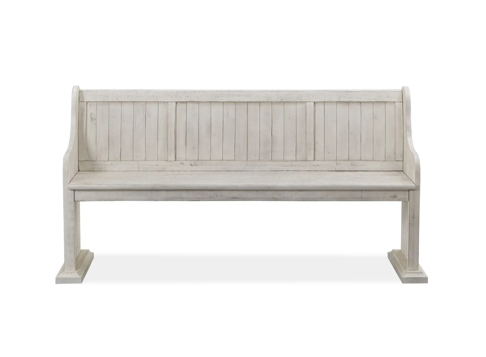 Bronwyn - Bench With Back - Alabaster by Unique Piece Furniture