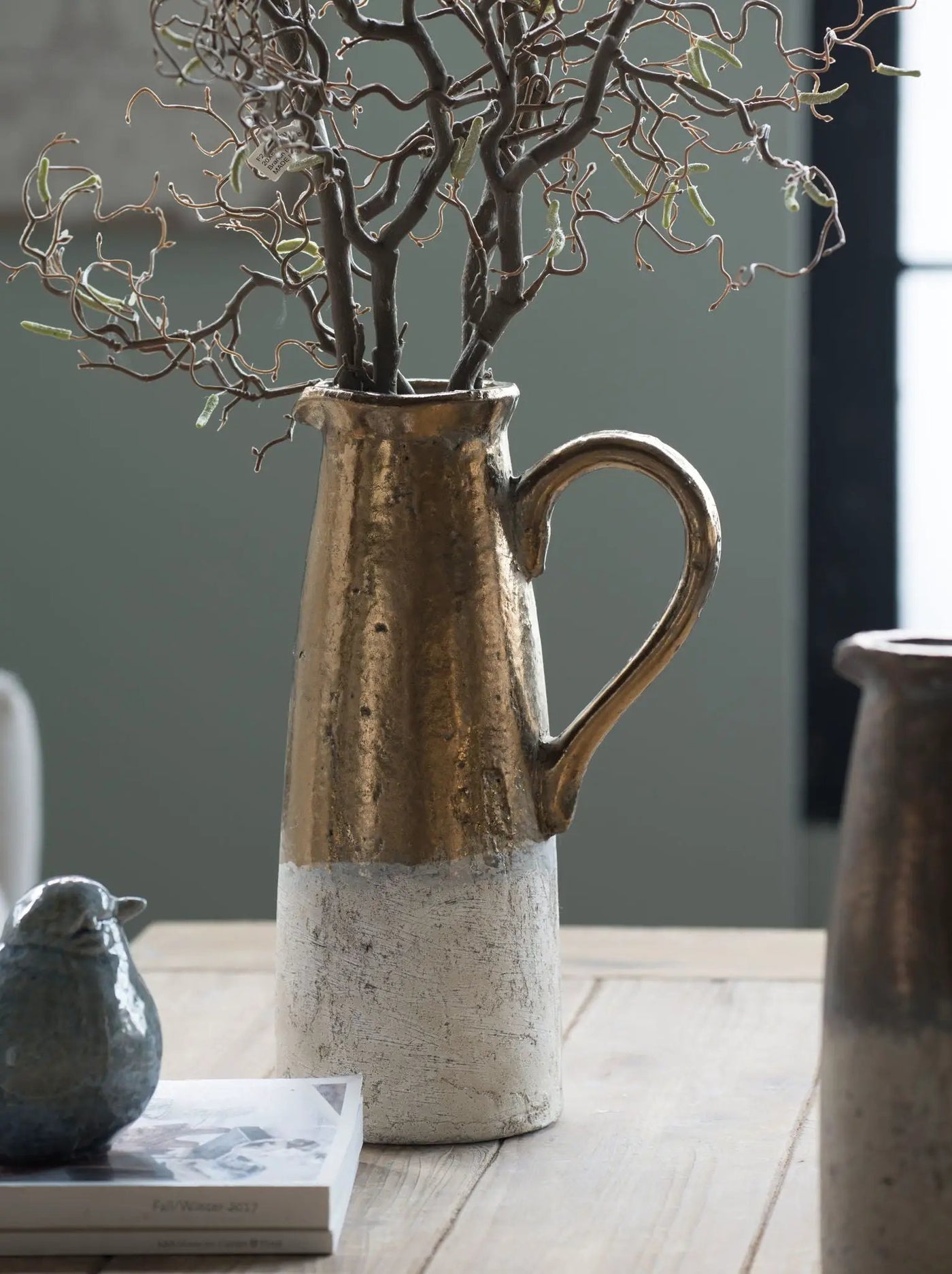 Candia - Terracotta Pitcher by HouseOfZazla