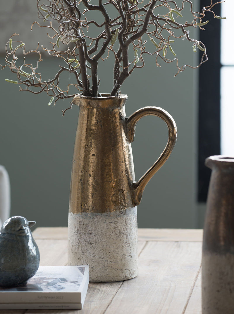 Candia - Terracotta Pitcher by HouseOfZazla