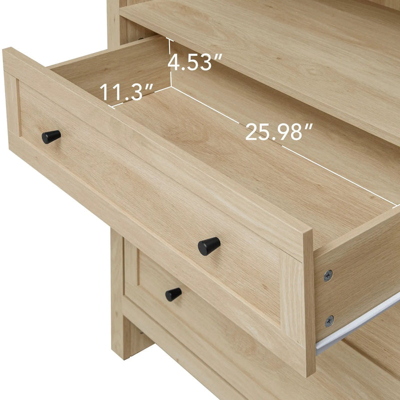 Arched Kitchen Pantry, Modern Farmhouse Wood Kitchen Storage Cabinets, Arched Storage Display Cabinet With Adjustable Shelves, Versatile Cupboard For Kitchen, Dining Room, Living Room - Natural by HouseOfZazla