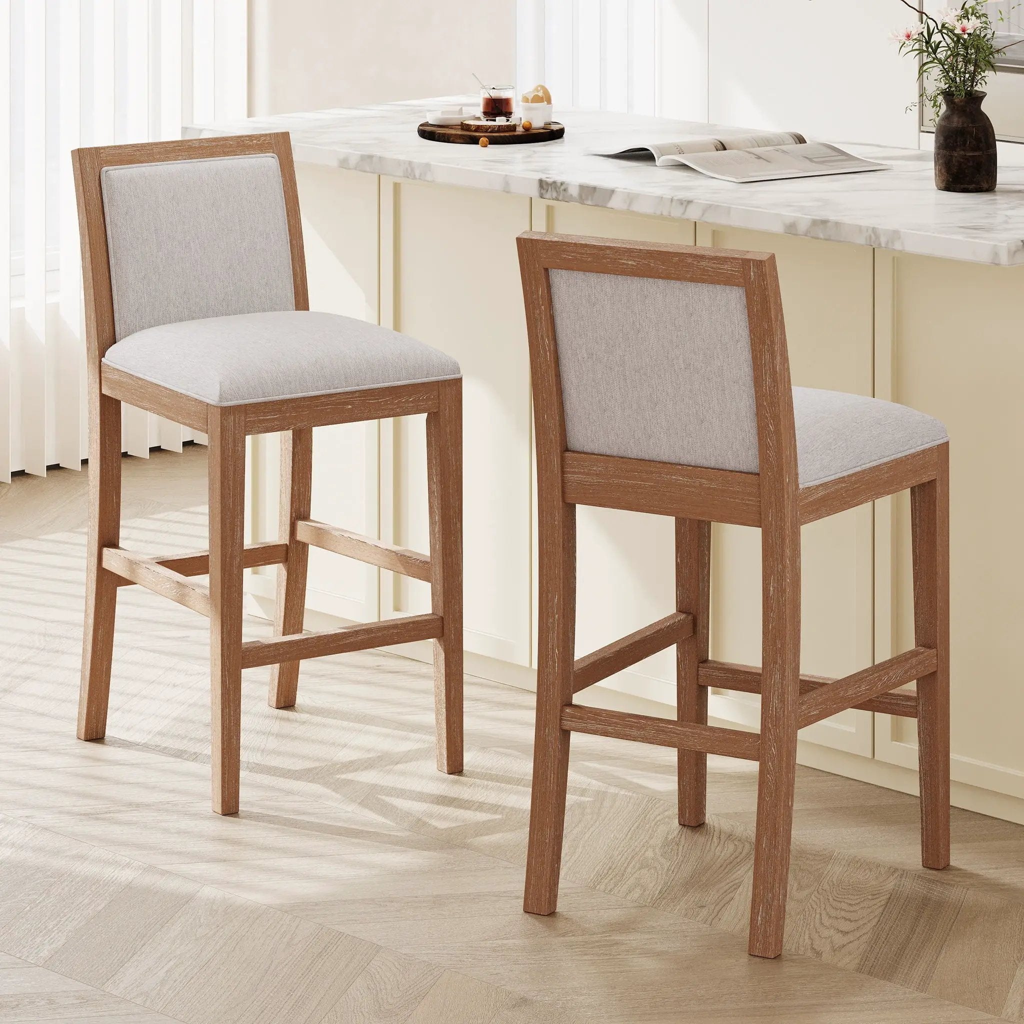 Upholstered Barstools (Set of 2) by HouseOfZazla