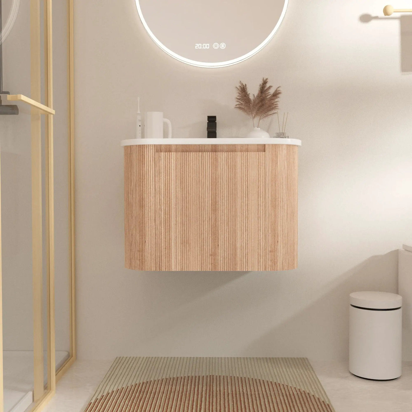 Wall Mounted Bathroom Vanity With Sink by HouseOfZazla