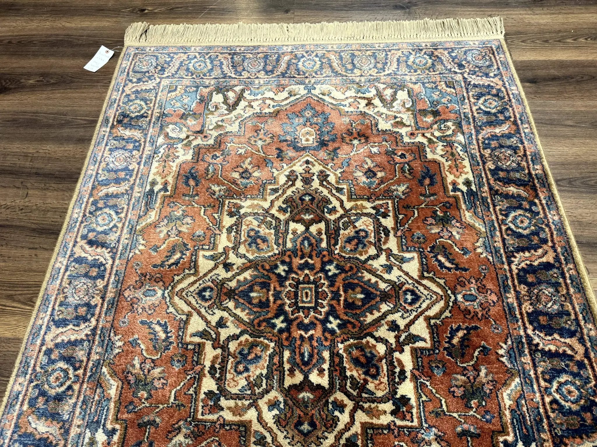 Karastan Rug 4x6, Vintage Karastan #744 Antique Serapi Pattern, Wool Pile, Original 700 Series Karastan Carpet by Jewel Rugs