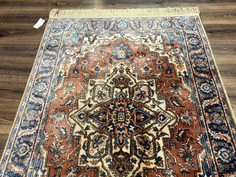 Karastan Rug 4x6, Vintage Karastan #744 Antique Serapi Pattern, Wool Pile, Original 700 Series Karastan Carpet by Jewel Rugs