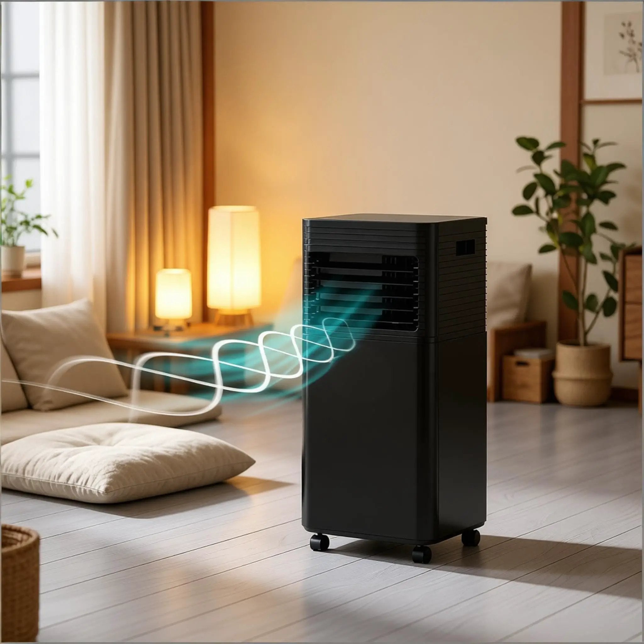 Modern Mobile Air Conditioner with Wheels by HouseOfZazla