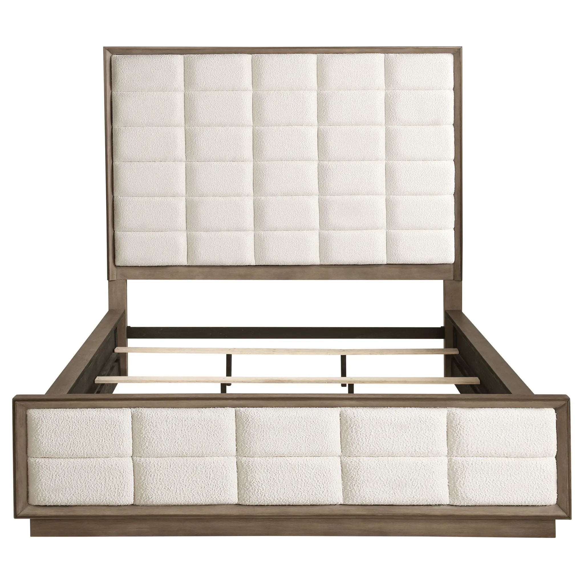 Durango 80-inch California King Panel Bed Taupe Oak by Unique Piece Furniture