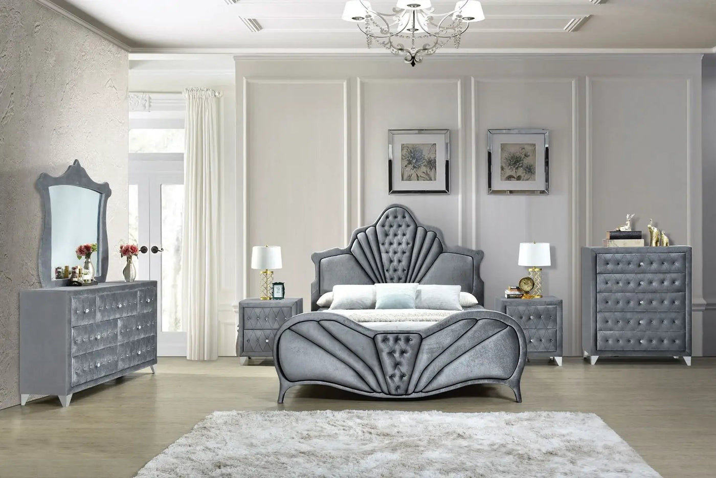 Dante - Bed by Unique Piece Furniture