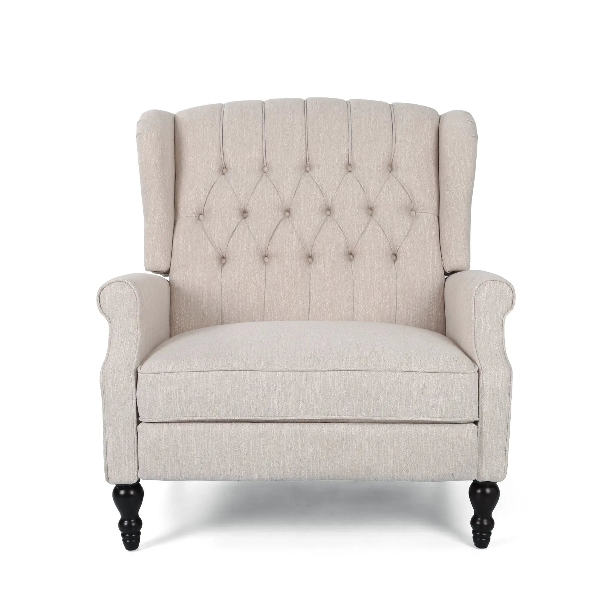 Push Back Recliner Chair Fabric Lounge Armchair by HouseOfZazla