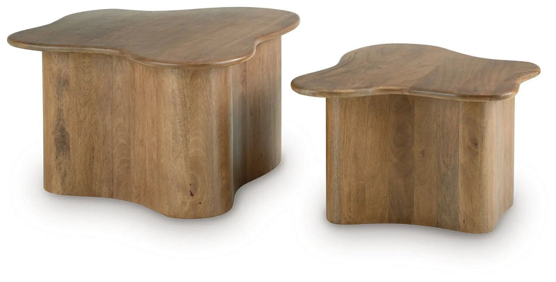 Abeford - Accent Cocktail Table (Set of 2) - Brown by Unique Piece Furniture