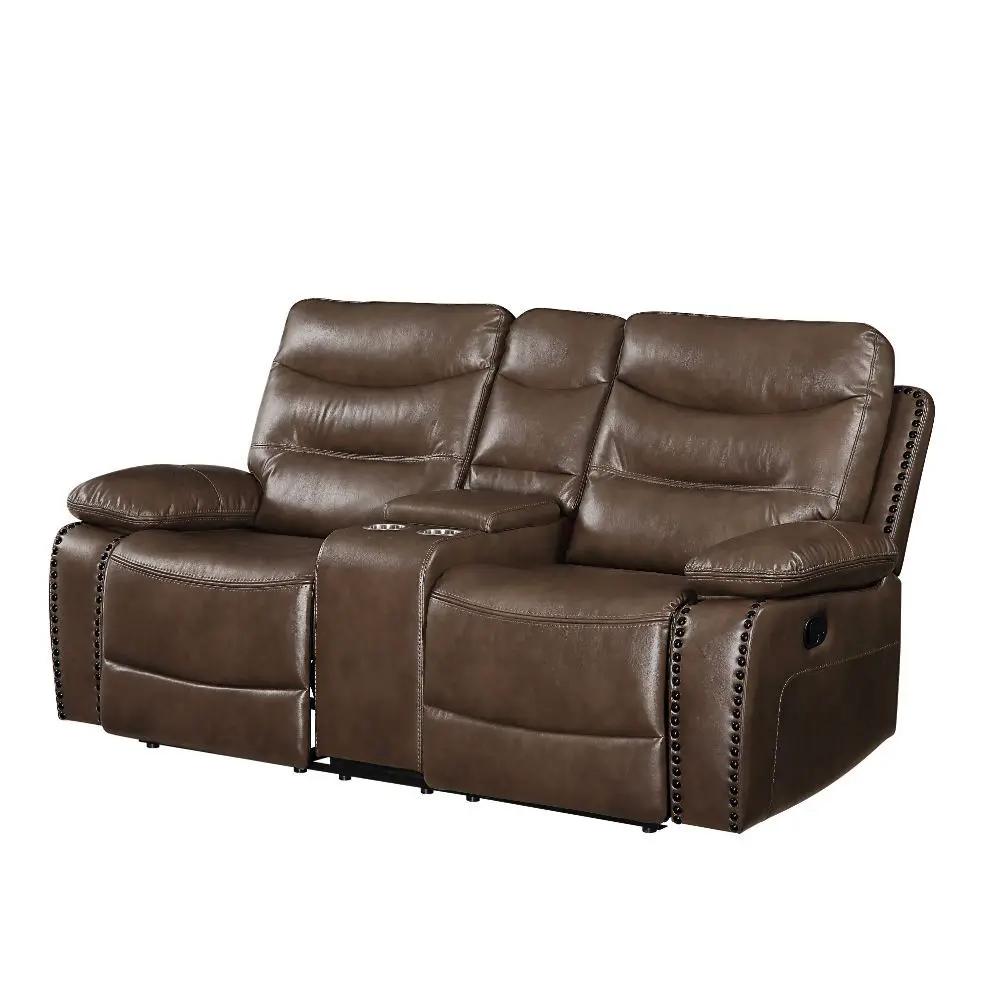 Aashi - Loveseat w/Console (Motion) by Unique Piece Furniture