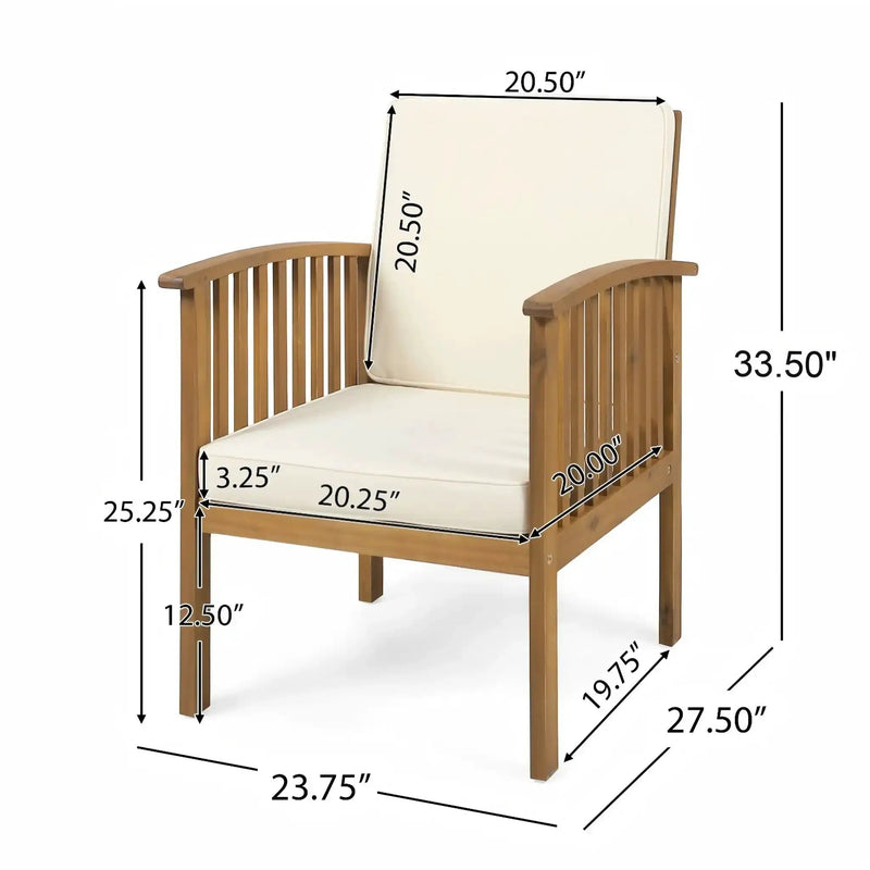 Casa Acacia Club Chair Coastal Classic Outdoor Seating by HouseOfZazla