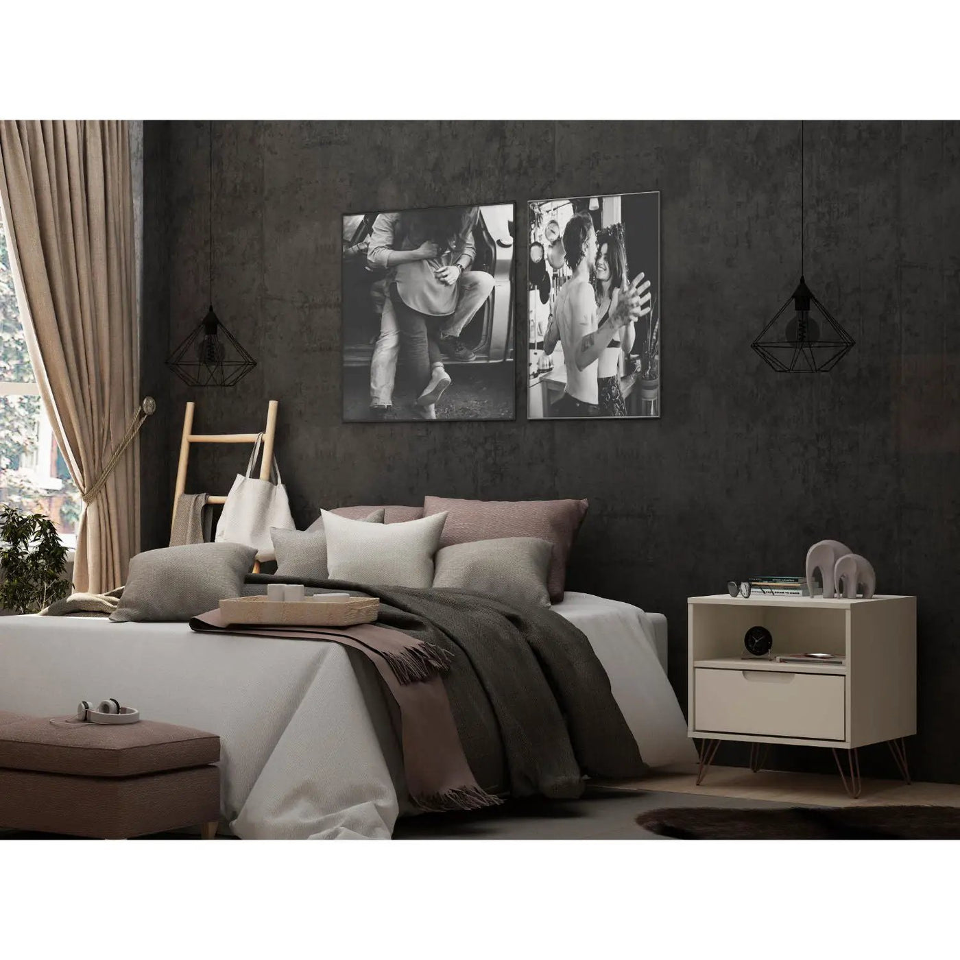 Rockefeller - Nightstand With 1 Drawer by HouseOfZazla