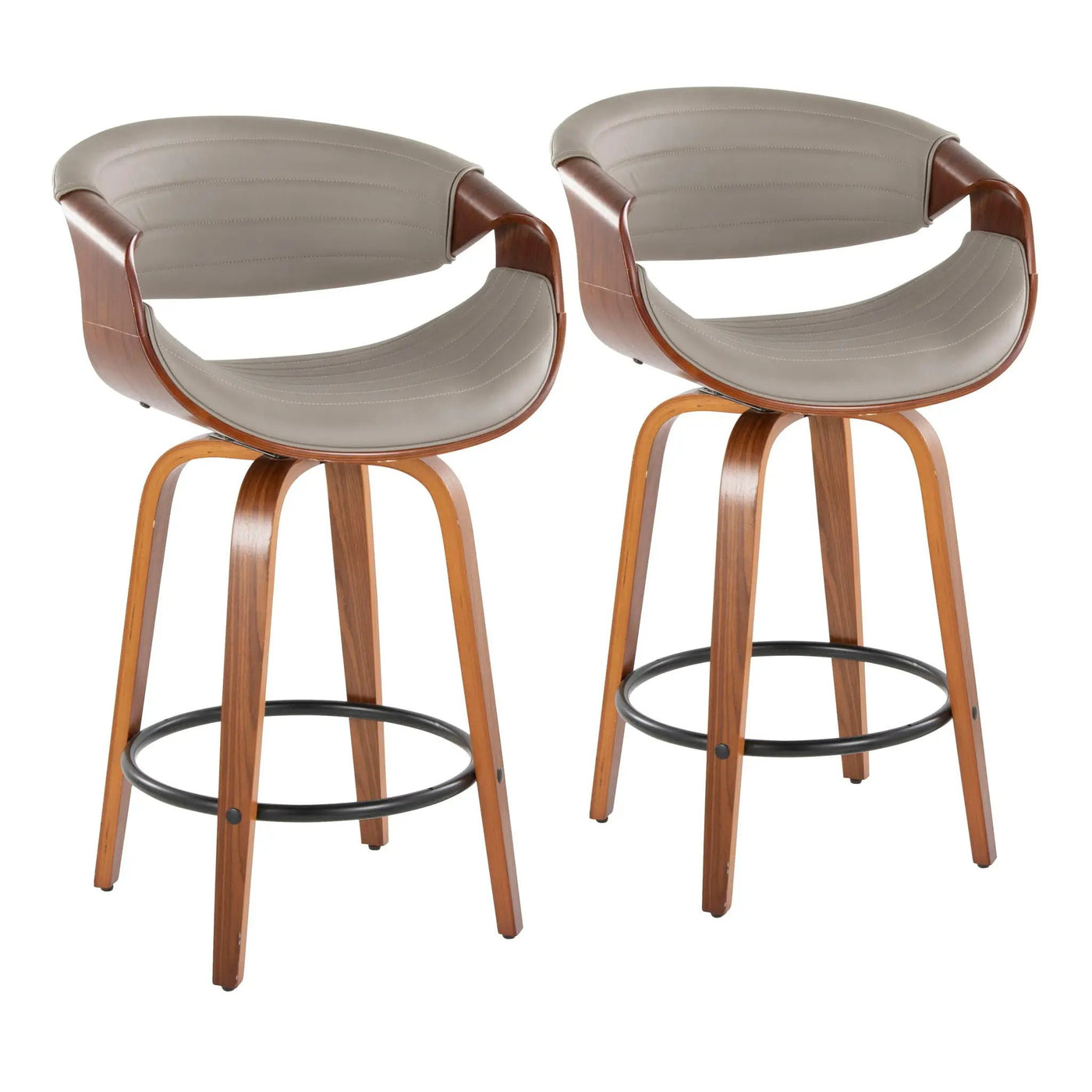Symphony - Mid Century Stylish Design Modern Counter Stool (Set of 2) by HouseOfZazla