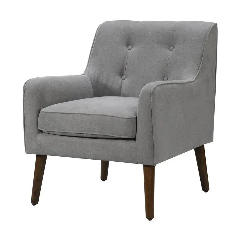 Ryder - Mid Century Modern Woven Fabric Tufted Armchair by Unique Piece Furniture