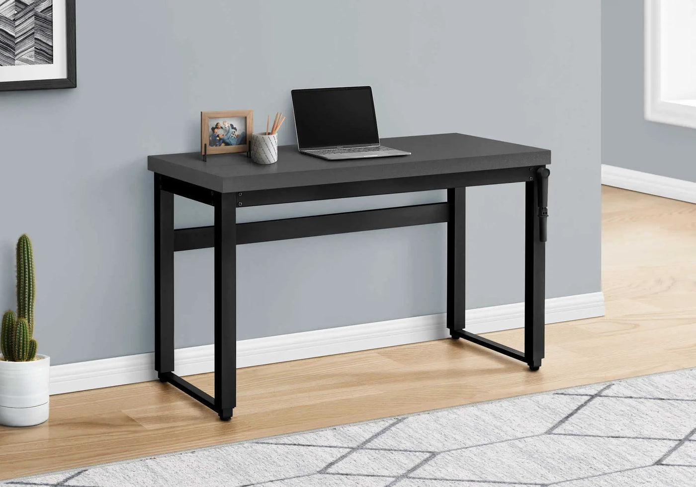 Computer Desk, Home Office, Standing, Adjustable, Laptop, Contemporary & Modern by Unique Piece Furniture