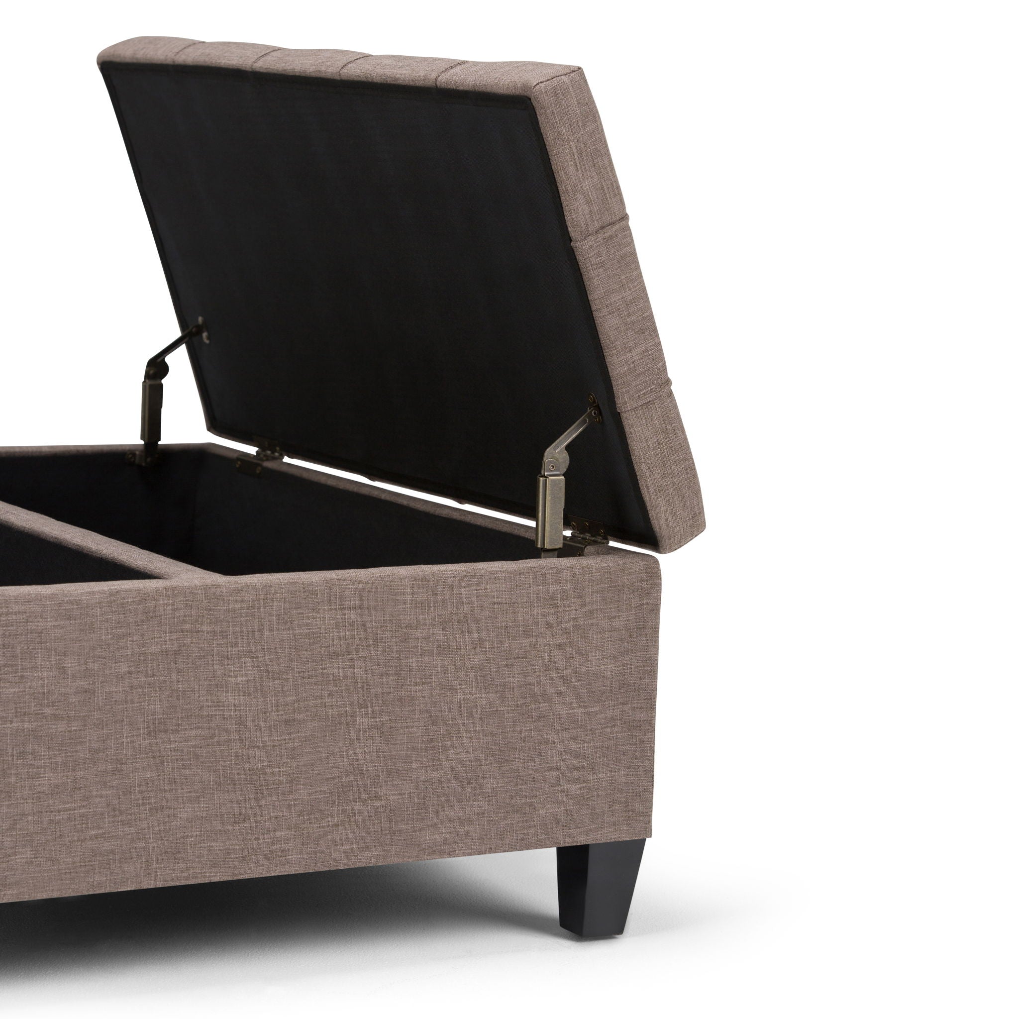 Harrison - Upholstered Coffee Table Storage Ottoman by HouseOfZazla