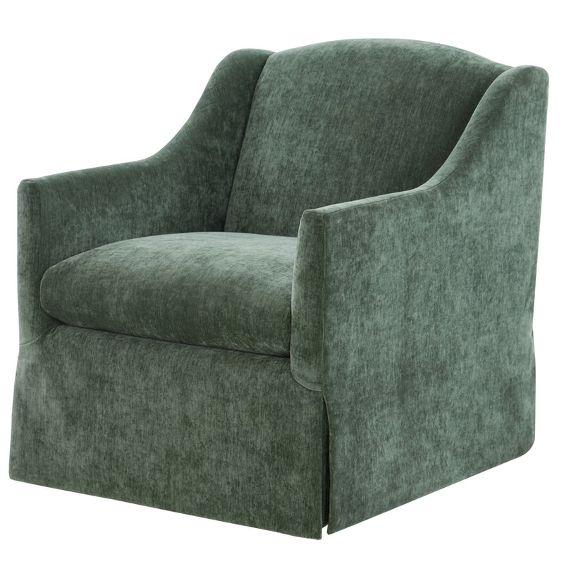 Luisa - Skirted Swivel Accent Chair by HouseOfZazla