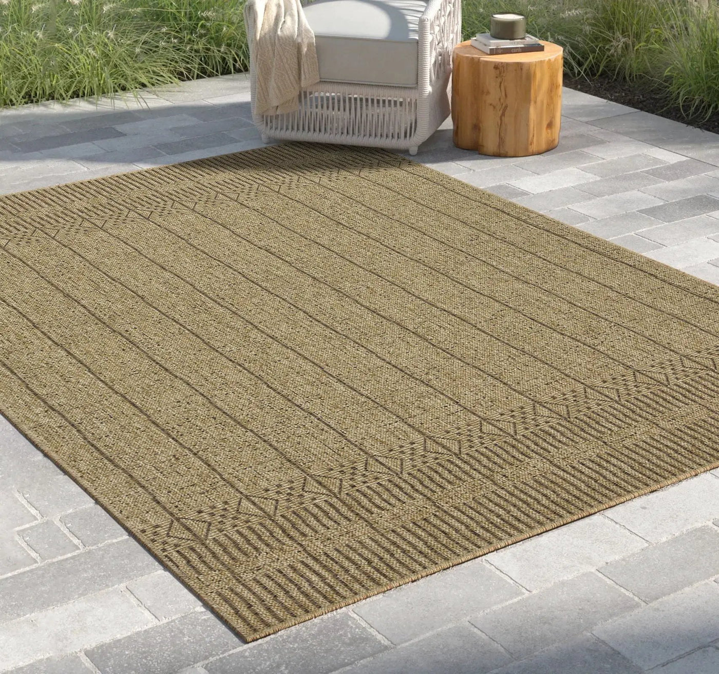 Earth - Indoor, Outdoor, Area Rug, Versatile Design by HouseOfZazla