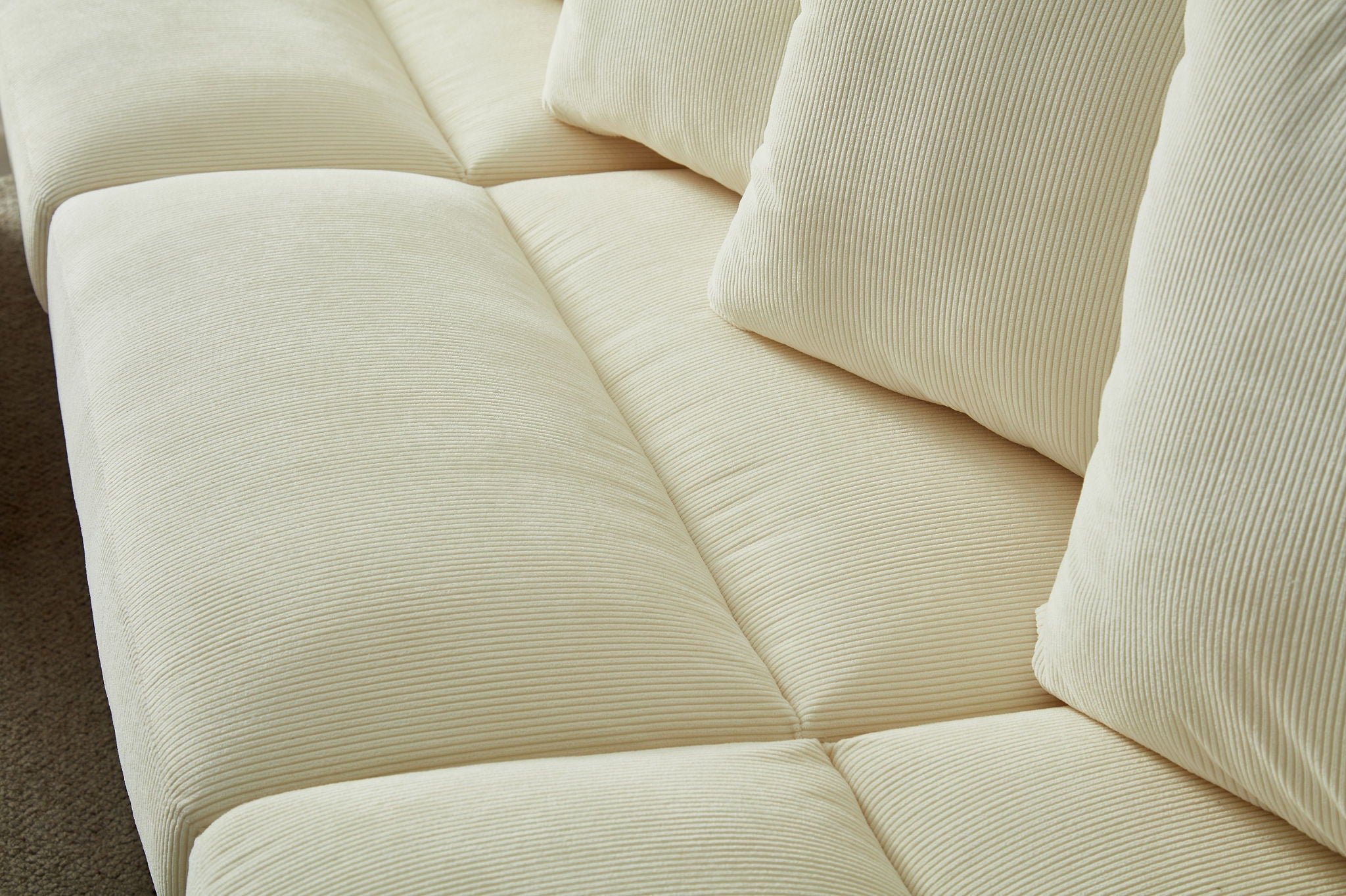 5 Seater Oversized Convertible L & U Shaped Couch by HouseOfZazla