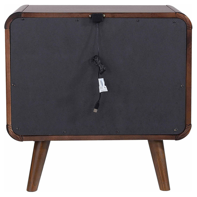 2 Drawer Nightstand - Walnut