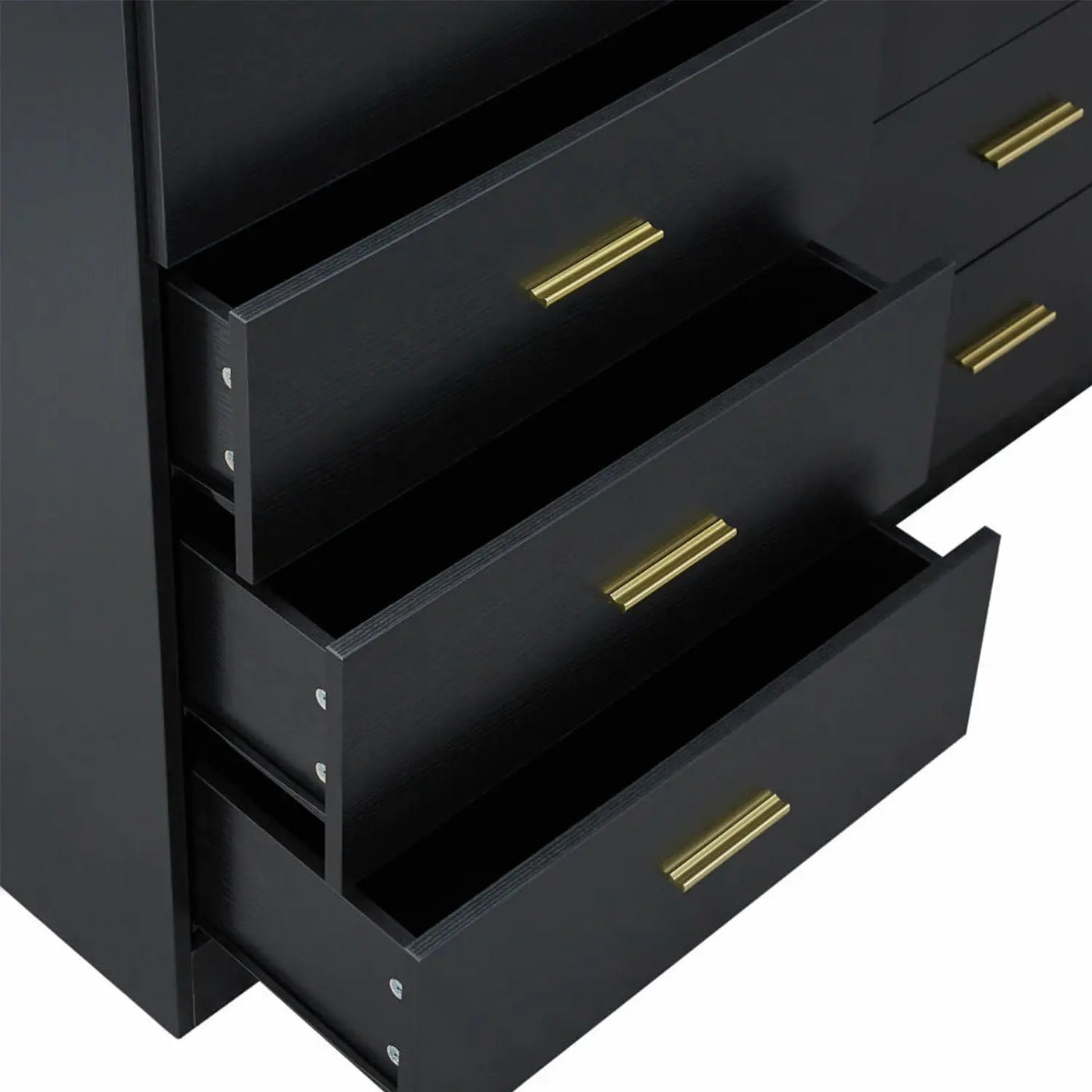Modern Drawer Dresser For Bedroom, Ample Storage Wide Chest Of Drawers by HouseOfZazla