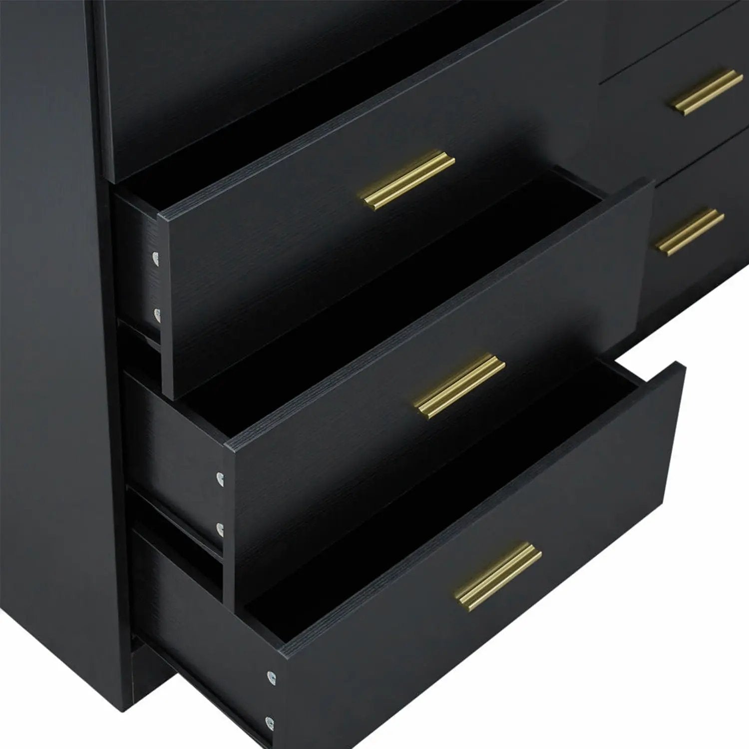 Modern Drawer Dresser For Bedroom, Ample Storage Wide Chest Of Drawers by HouseOfZazla