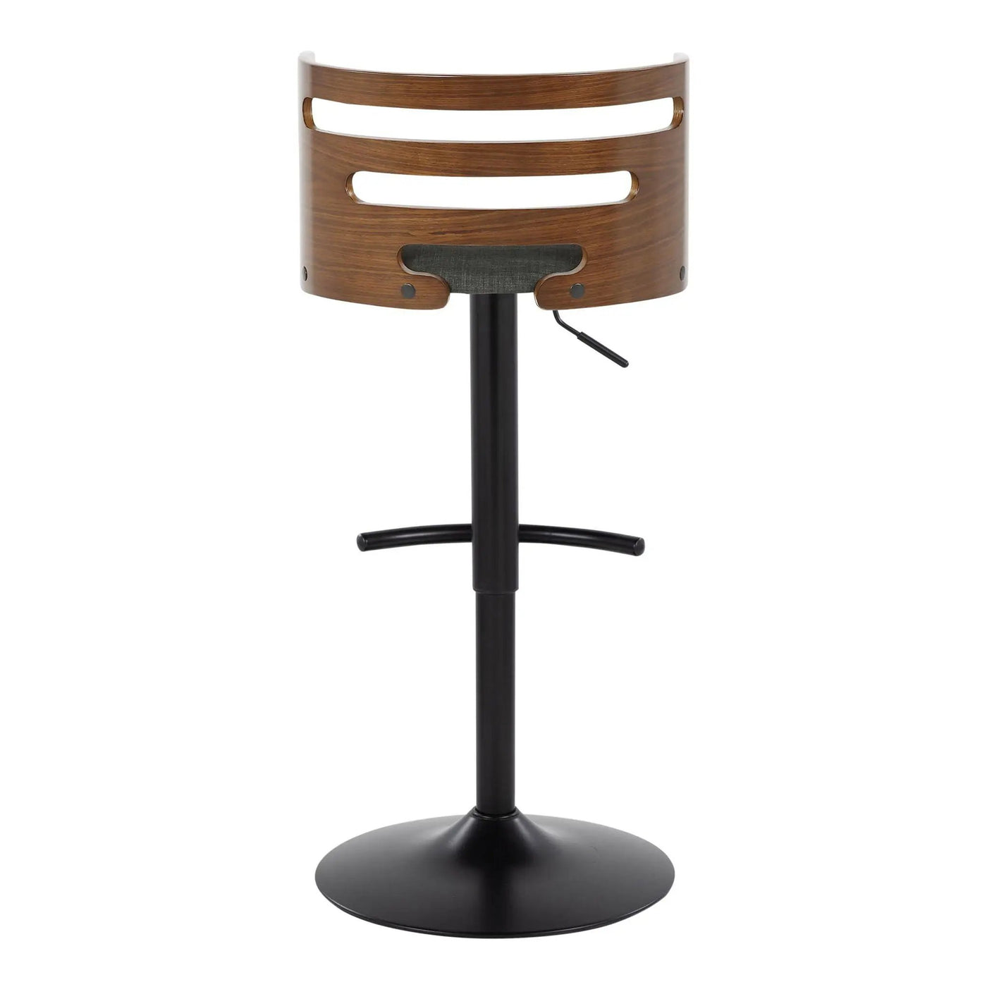 Cosi - Mid Century Modern Adjustable Barstool With Swivel With Rounded T Footrest (Set of 2) by Unique Piece Furniture