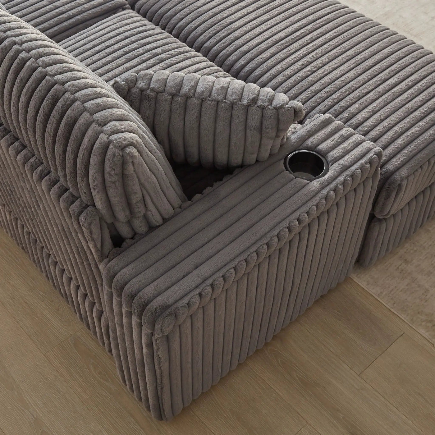 3 Seater Sofa With 2 Ottomans For Living Room by HouseOfZazla