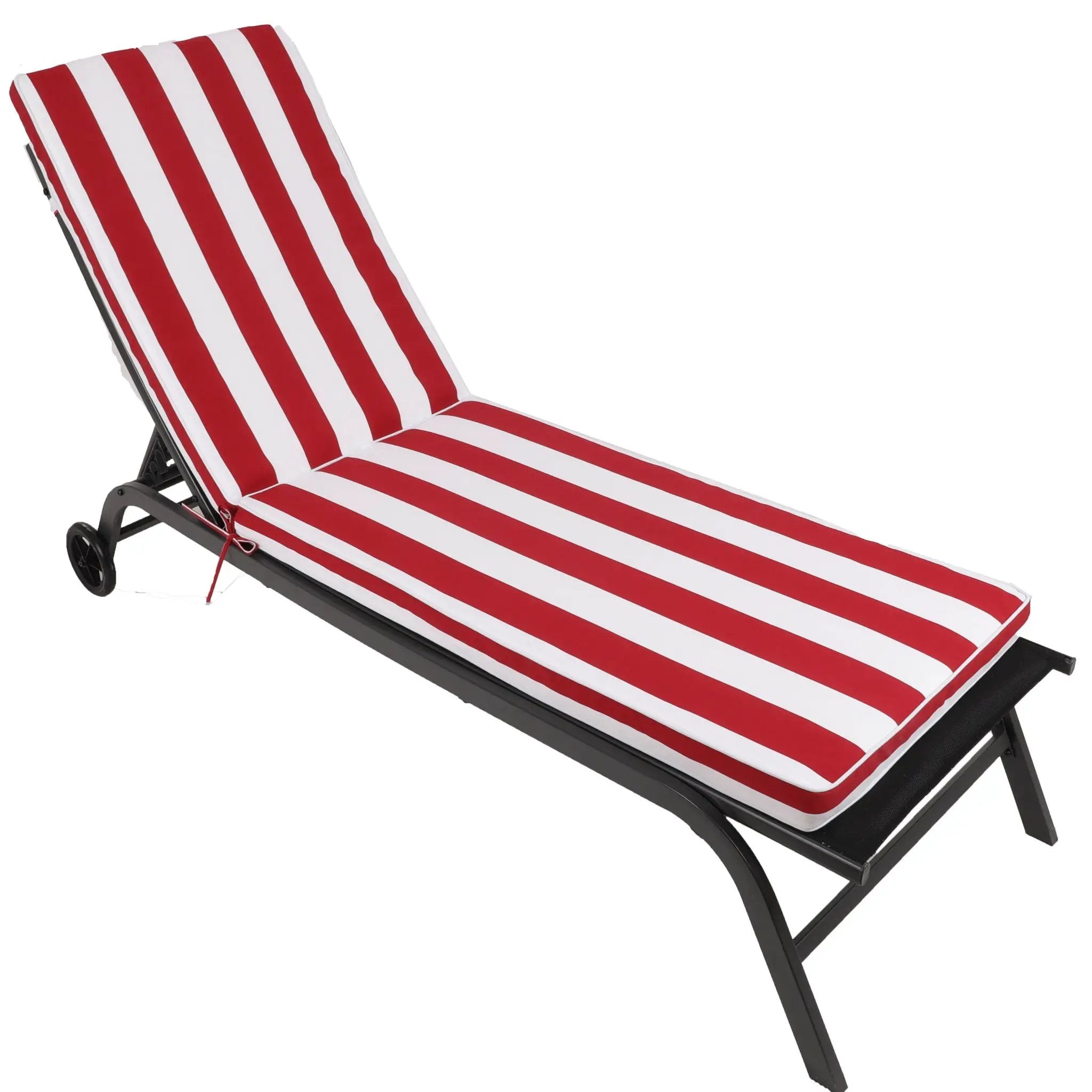 2 Pieces Set Outdoor Lounge Chair Cushion Replacement Patio Furniture Seat by HouseOfZazla