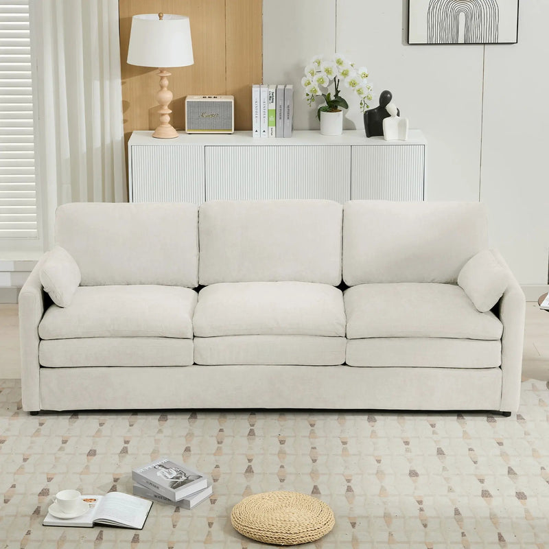 Cozy Upholstered 3 Seater Sofa Cushion For Living Room by HouseOfZazla