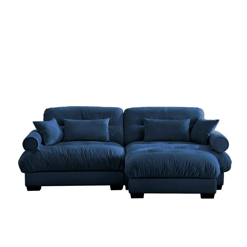 Super Comfort Oversized Modular Sectional Sofa With Movable Ottoman by Unique Piece Furniture