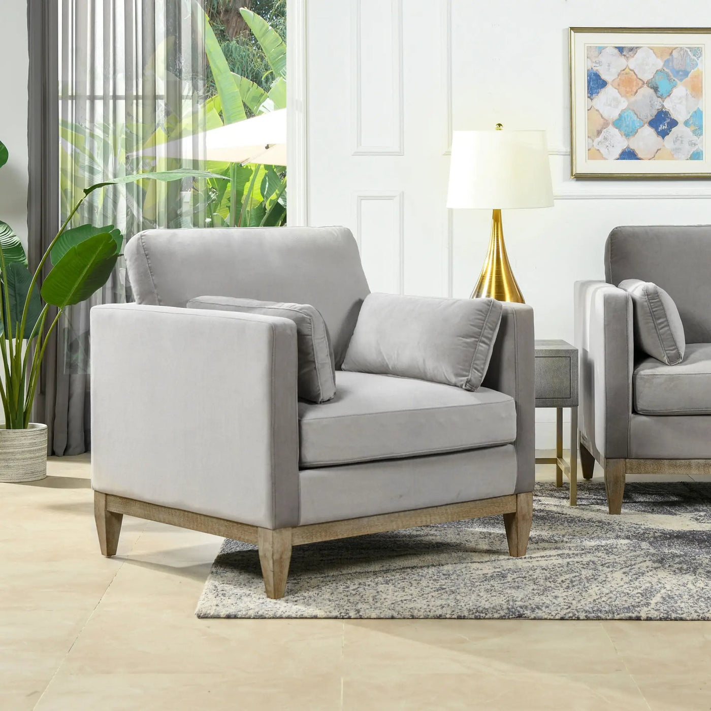 Knox - Modern Farmhouse Arm Chair by Unique Piece Furniture