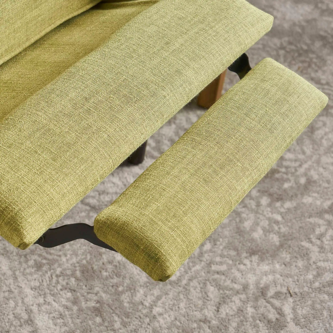 Mid-Century Modern Recliner With Button Tufted Waffle Stitch by Unique Piece Furniture