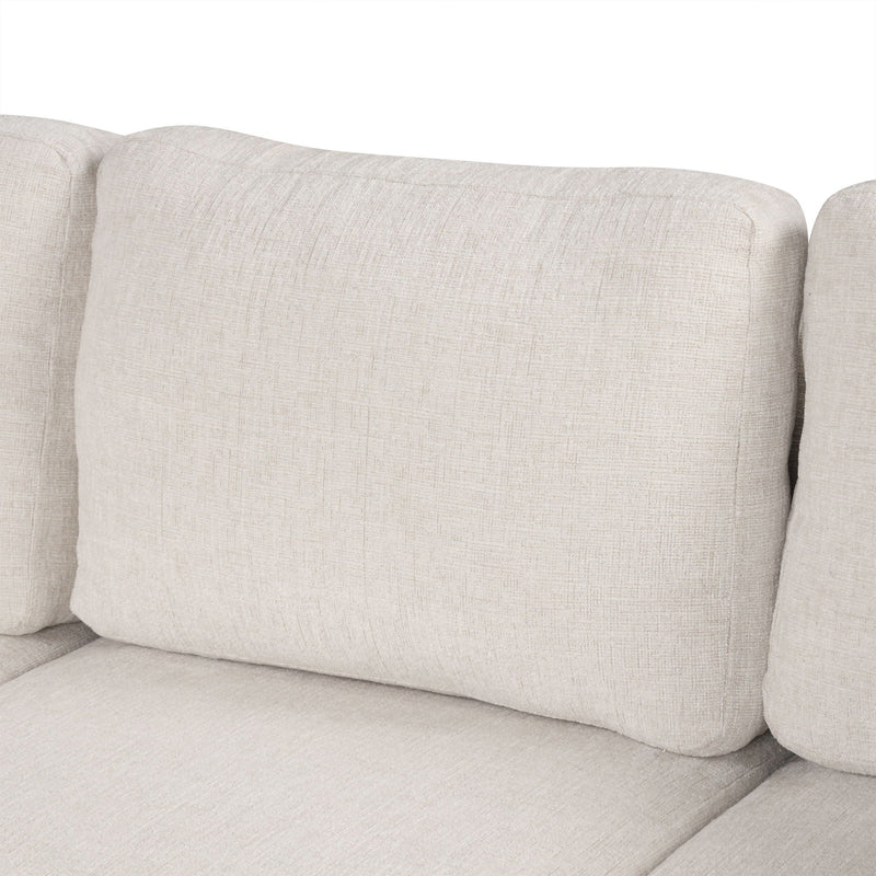 Convertible U-Shaped Sectional Sofa With Pull-Out Bed