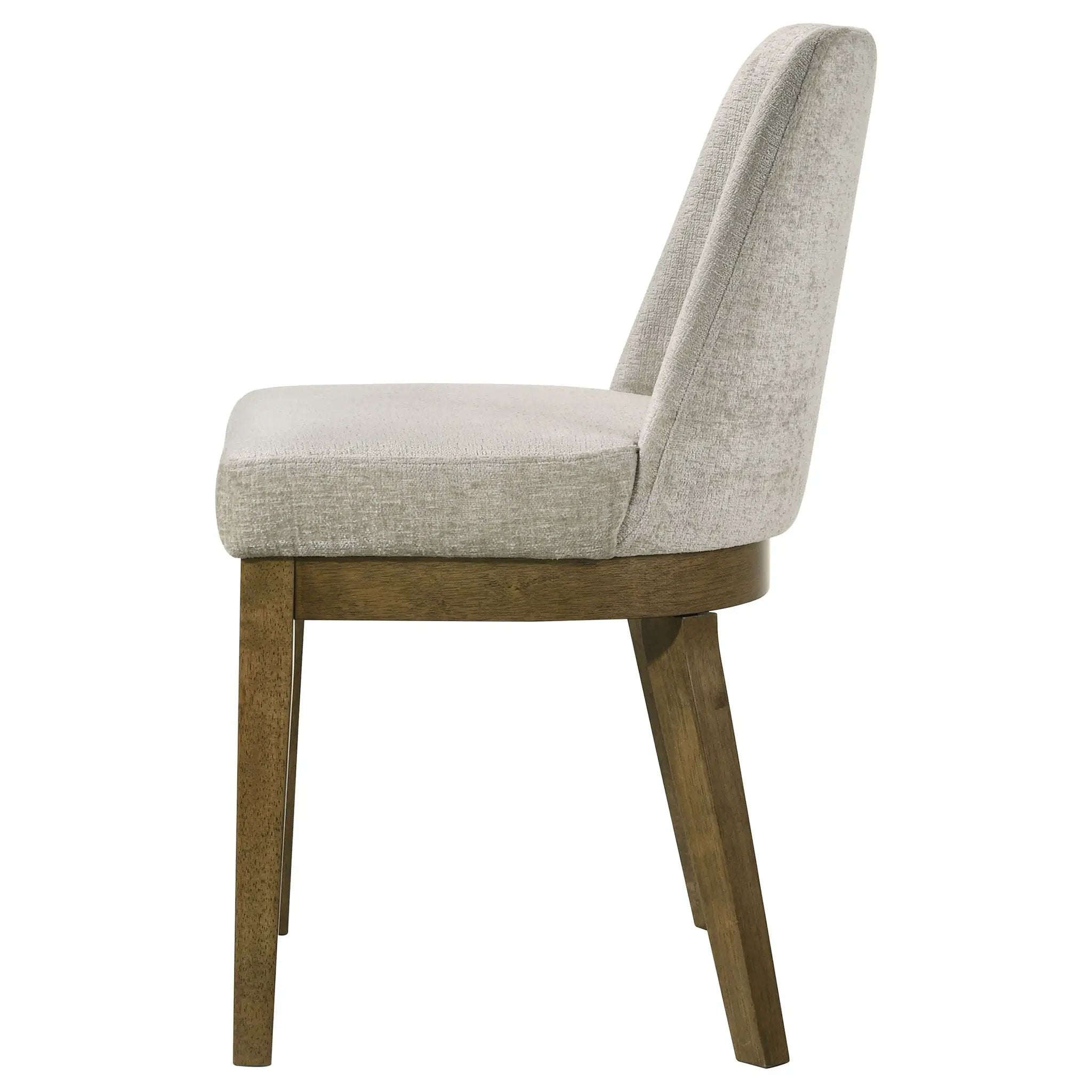 Castlewood Upholstered Side Chair Light Tan (Set of 2) by Unique Piece Furniture