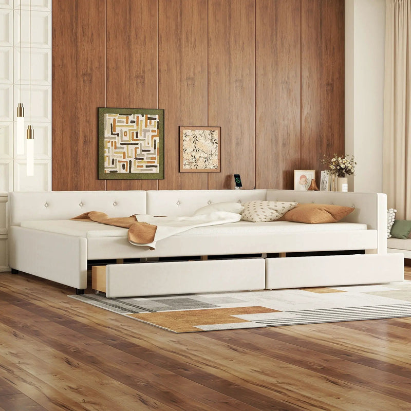 Platform Bed With USB Ports by Unique Piece Furniture